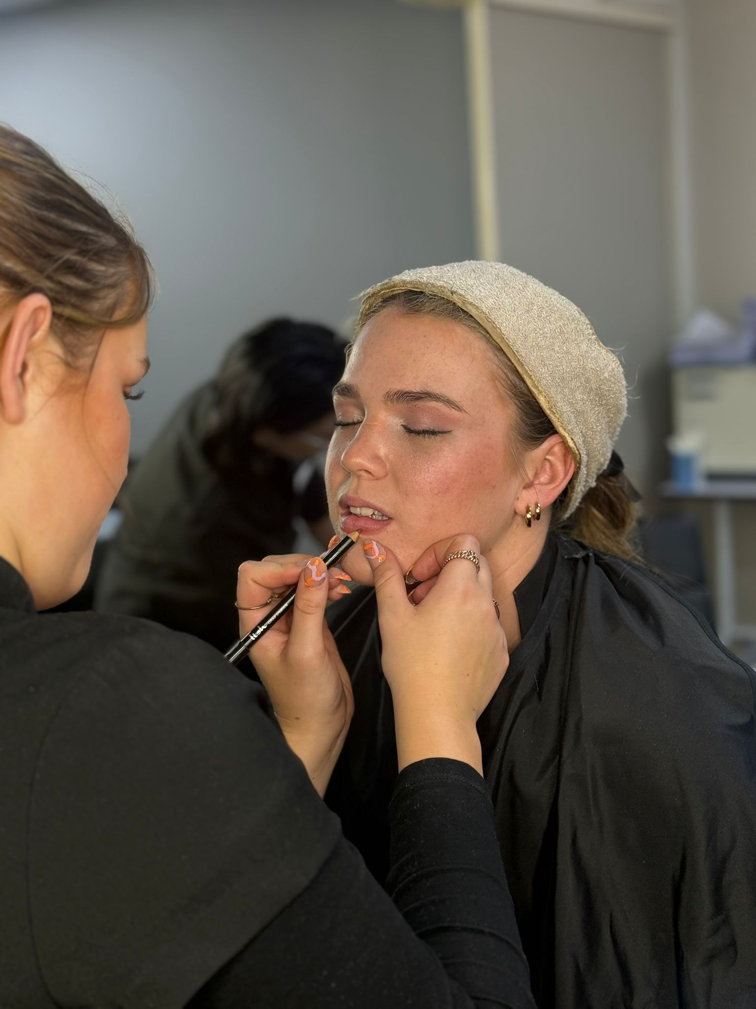 Beauty therapy student at Katrinas