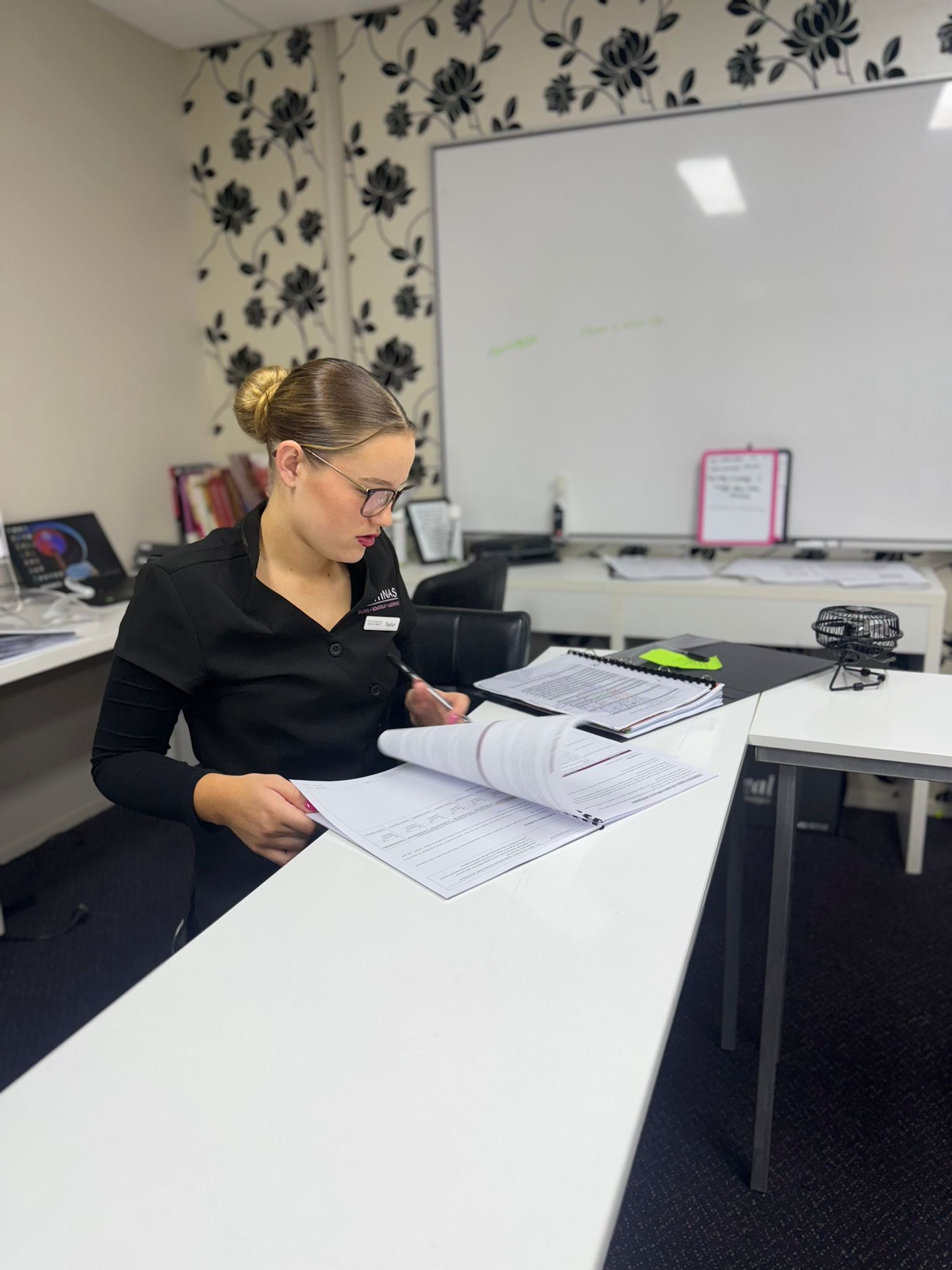 Beauty therapy student at Katrinas